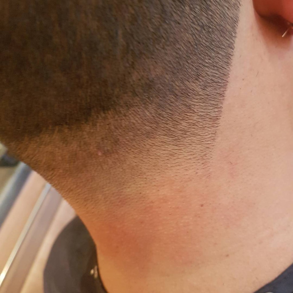 Jodie Michelle at work — professional haircut, The Cabin Daventry