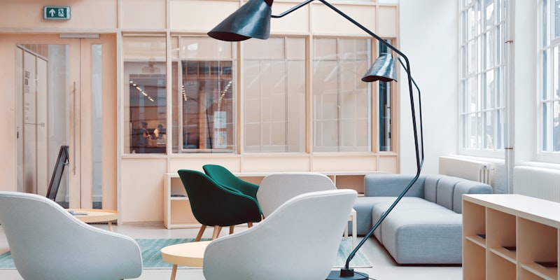 Modern clean office space